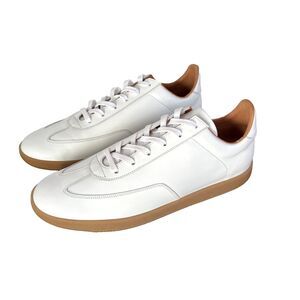 Beckett Simonon Men's Size 11.5 Rivera Trainers White Shoes Leather Sneakers NEW